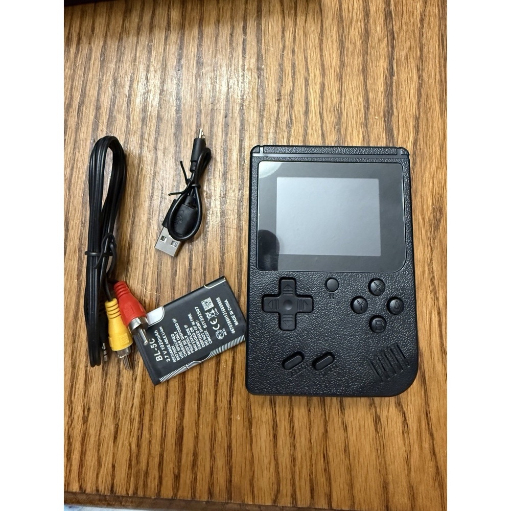Retro FC‎ Plus Portable Handheld Game Console Backlit Rechargeable TV Play Black